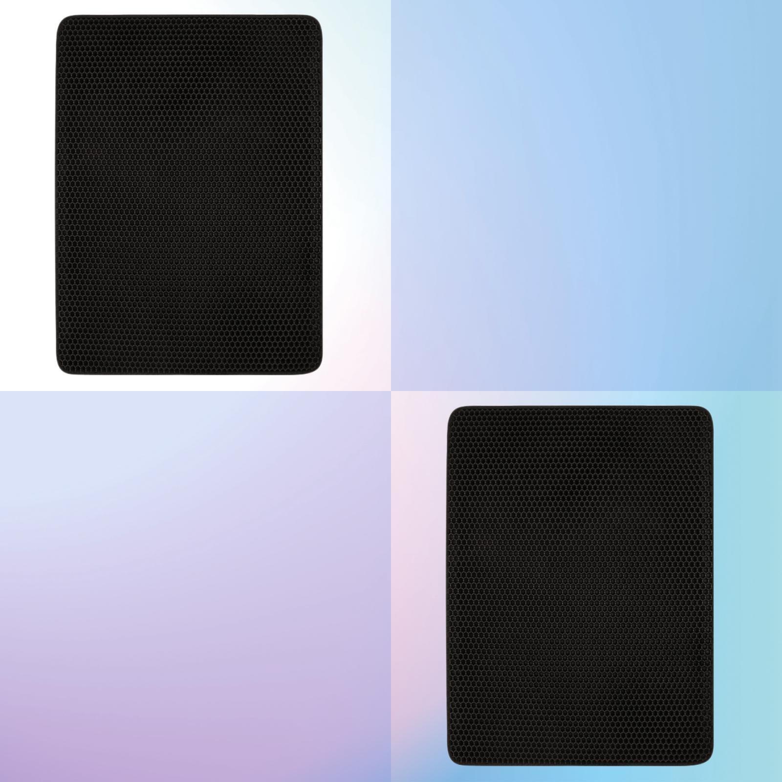YES4PETS 2 X Double Layer Cat Litter Tray Trap Mat Catch Cat Litter House Box Pad Toilet Mat V278-2-X-68281-LITTER-TRAP-MAT