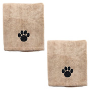 YES4PETS 2 x Pet Dog Cat Microfiber Towel Bath Beach Drying Dry Towels Blanket V278-2-X-85219-DRYING-TOWEL