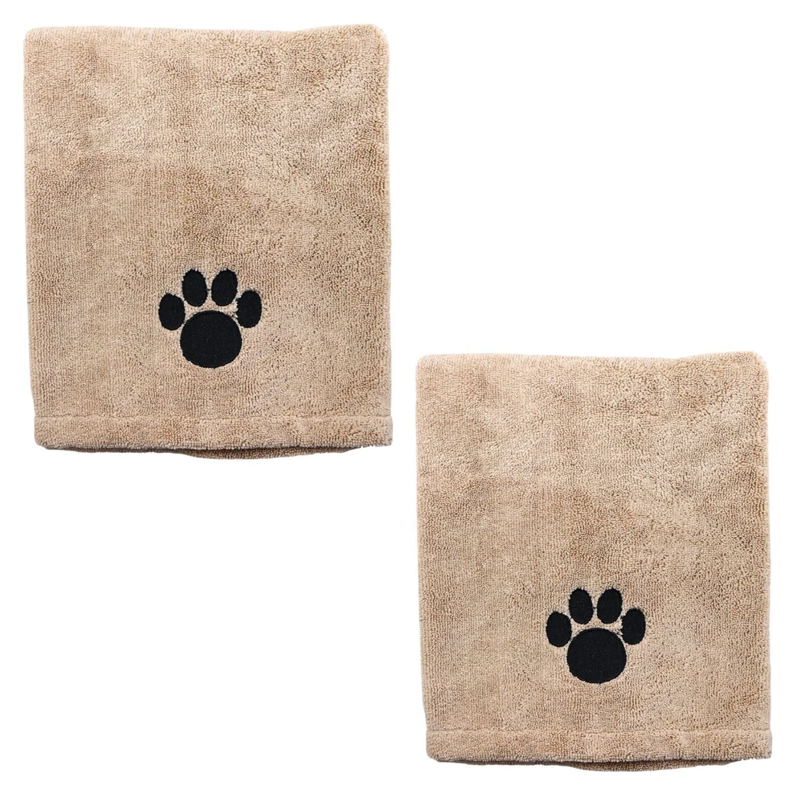 YES4PETS 2 x Pet Dog Cat Microfiber Towel Bath Beach Drying Dry Towels Blanket V278-2-X-85219-DRYING-TOWEL