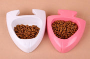 YES4PETS 2 x Medium Pet Plastic Rabbit Dog Feeding Bowls Cat Rabbit Guinea Pig Feeder V278-2-X-BP133-FISH-BOWL