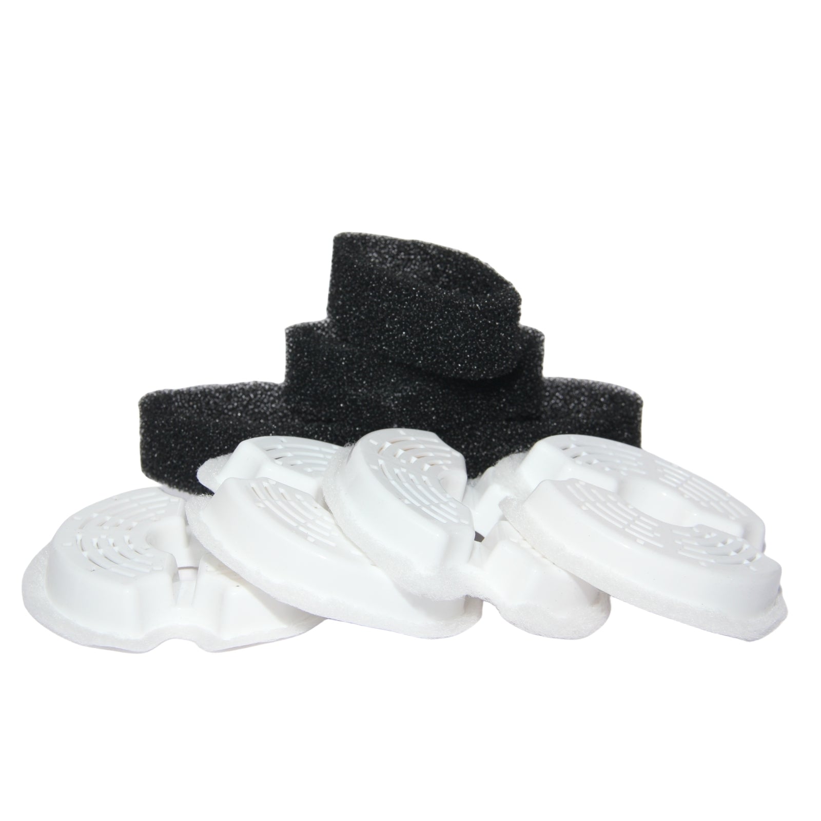 YES4PETS 8 x Pet Dog Cat Fountain Filter Replacement Activated Carbon Ion Exchange Resin Triple Filtration V278-2-X-CTN-PWS-107-FILTERS