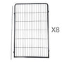 YES4PETS 8 Panel 120 cm Heavy Duty Pet Dog Cat Rabbit Exercise Extension Playpen Puppy Rabbit Fence V278-2-X-HPL120-4-A