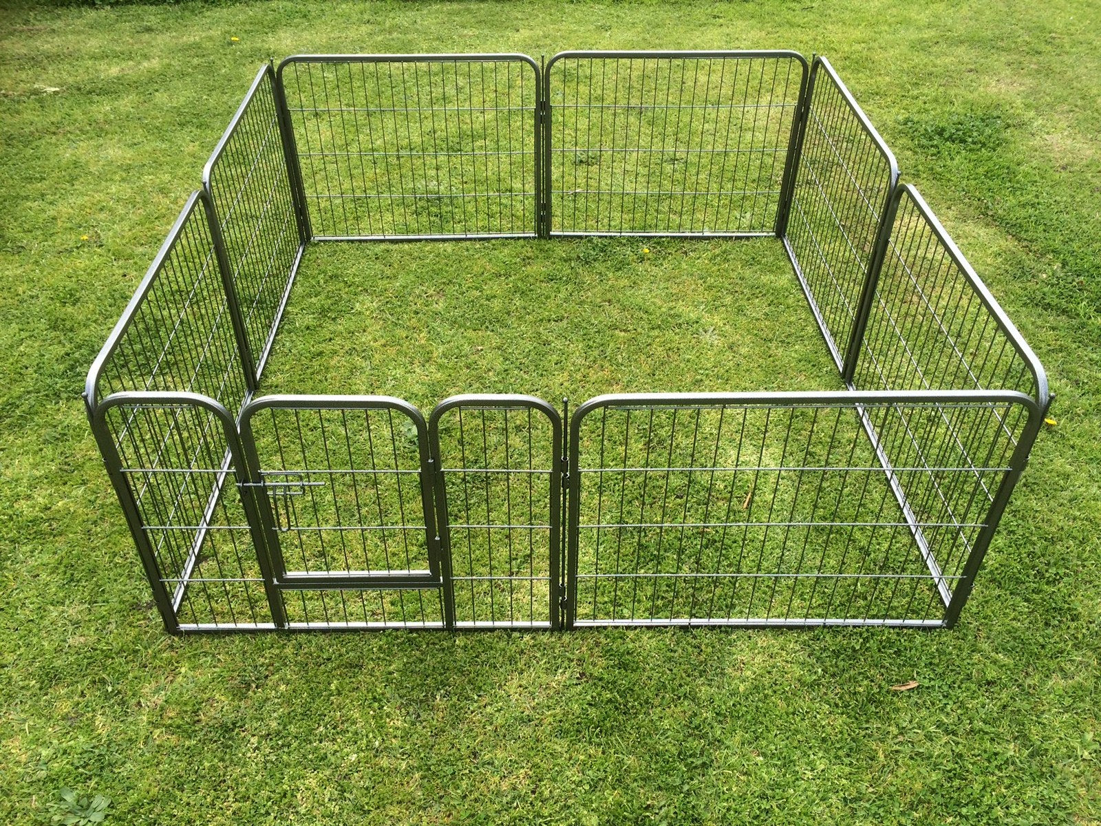 YES4PETS 2 X 8 Panel 60 cm Heavy Duty Pet Dog Puppy Cat Rabbit Exercise Playpen Fence V278-2-X-HPL60