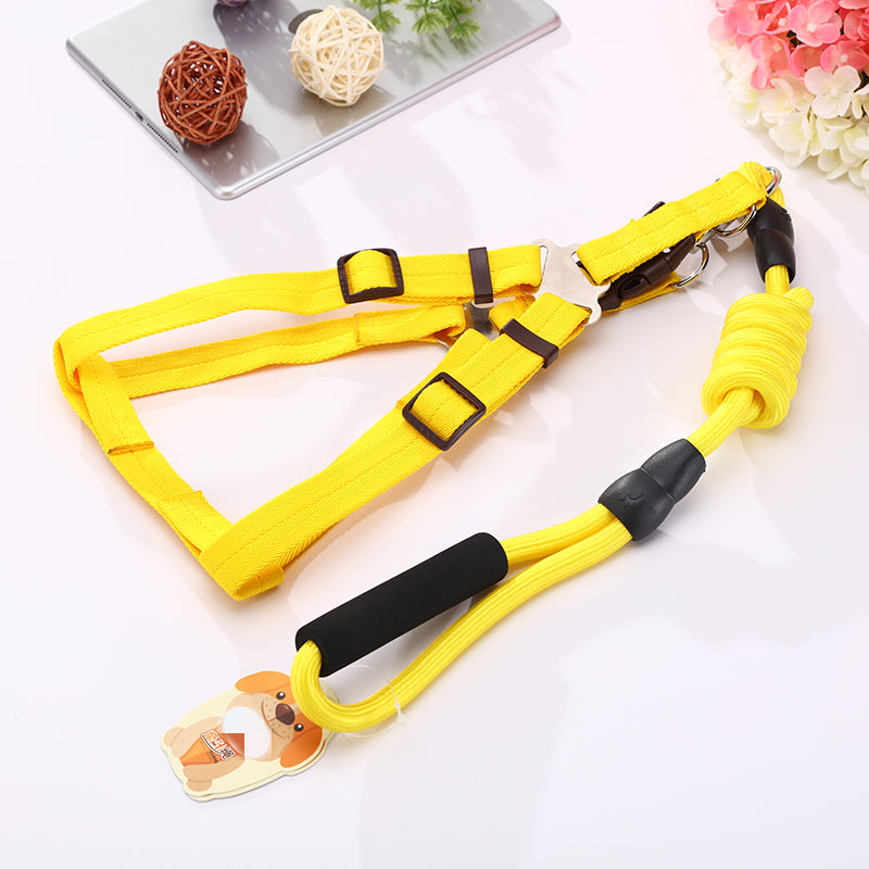 YES4PETS 2 X Medium Pet Dog Puppy Dog Harness Collar leash lead V278-2-X-PP-08808