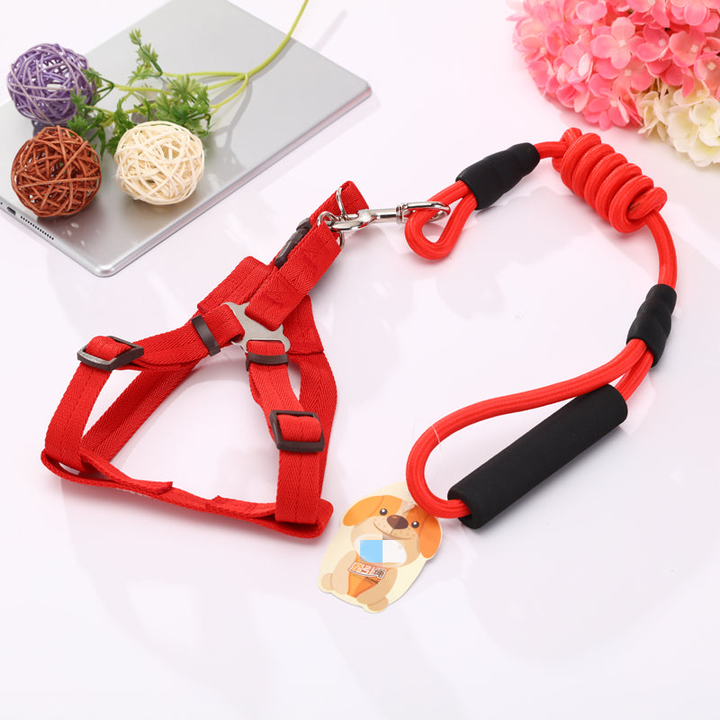 YES4PETS 2 X Medium Pet Dog Puppy Dog Harness Collar leash lead V278-2-X-PP-08808