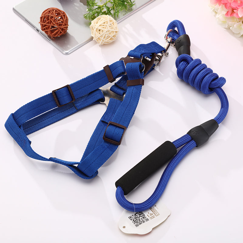 YES4PETS 2 X Medium Pet Dog Puppy Dog Harness Collar leash lead V278-2-X-PP-08808