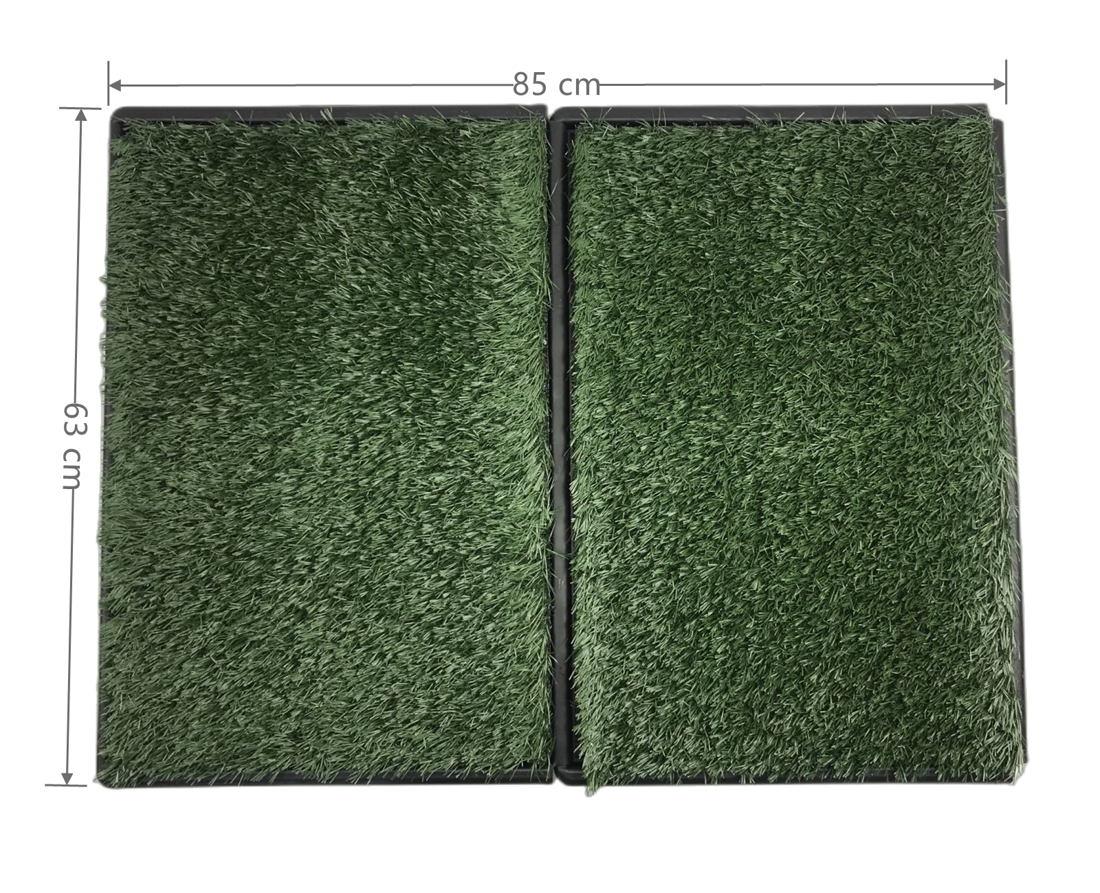 YES4PETS Indoor Dog Puppy Toilet Grass Potty Training Mat Loo Pad 85 x 63 cm V278-2-X-PP4363