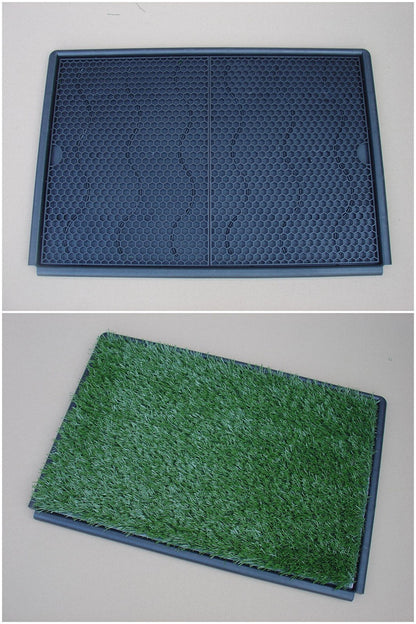 YES4PETS Indoor Dog Puppy Toilet Grass Potty Training Mat Loo Pad 85 x 63 cm V278-2-X-PP4363