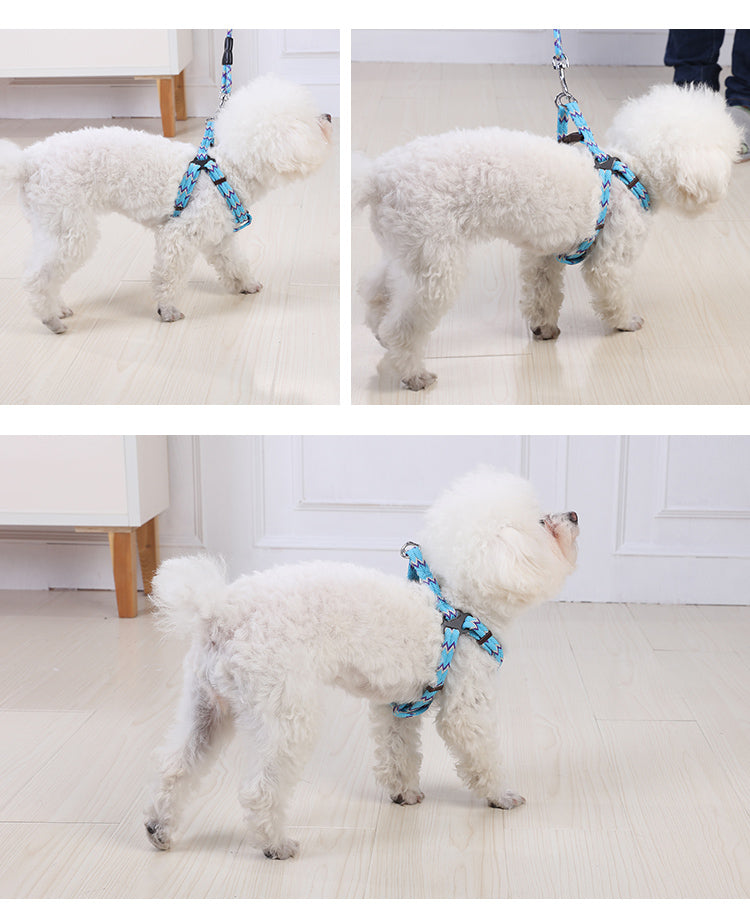 YES4PETS 2 X Medium Pet Dog Cat Puppy Kitten Rabbit Dog Harness Collar leash lead 5 Color V278-2-X-TH-02215