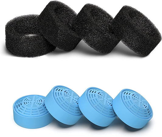 YES4PETS 8 x Pet Dog Cat Fountain Filter Replacement Activated Carbon Exchange Filtration Water Dispenser V278-2XCTN-PWC-105C-FILTERS