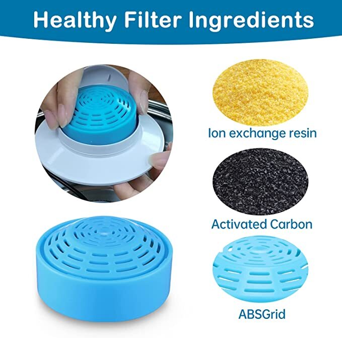 YES4PETS 8 x Pet Dog Cat Fountain Filter Replacement Activated Carbon Exchange Filtration Water Dispenser V278-2XCTN-PWC-105C-FILTERS