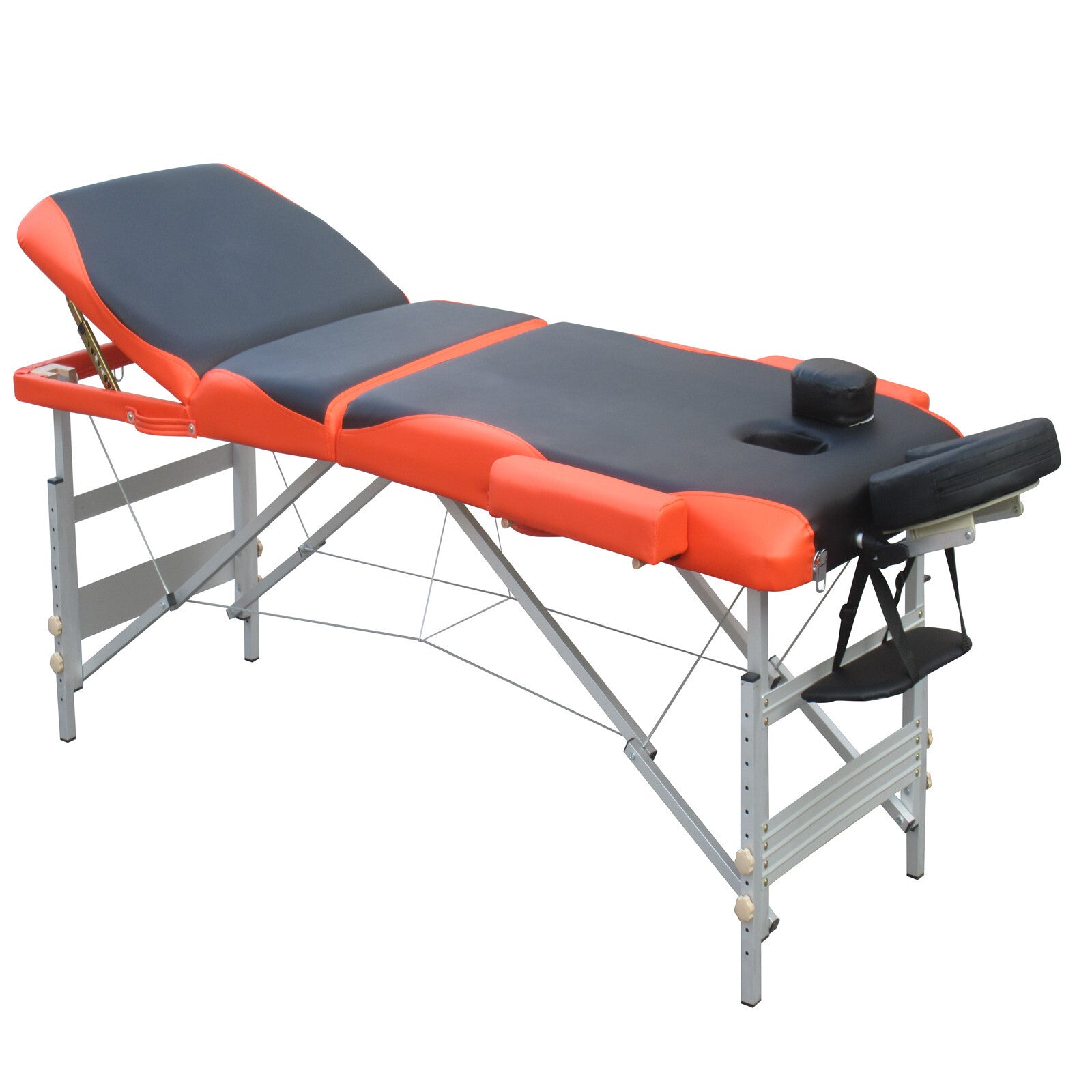 YES4HOMES 3 Fold Portable Aluminium Massage Table Massage Bed Beauty Therapy V278-3-ALUM-FOLD-57F-BO