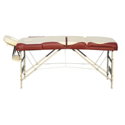 YES4HOMES 3 Fold Portable Aluminium Massage Table Massage Bed Beauty Therapy V278-3-ALUM-FOLD-57F-CB
