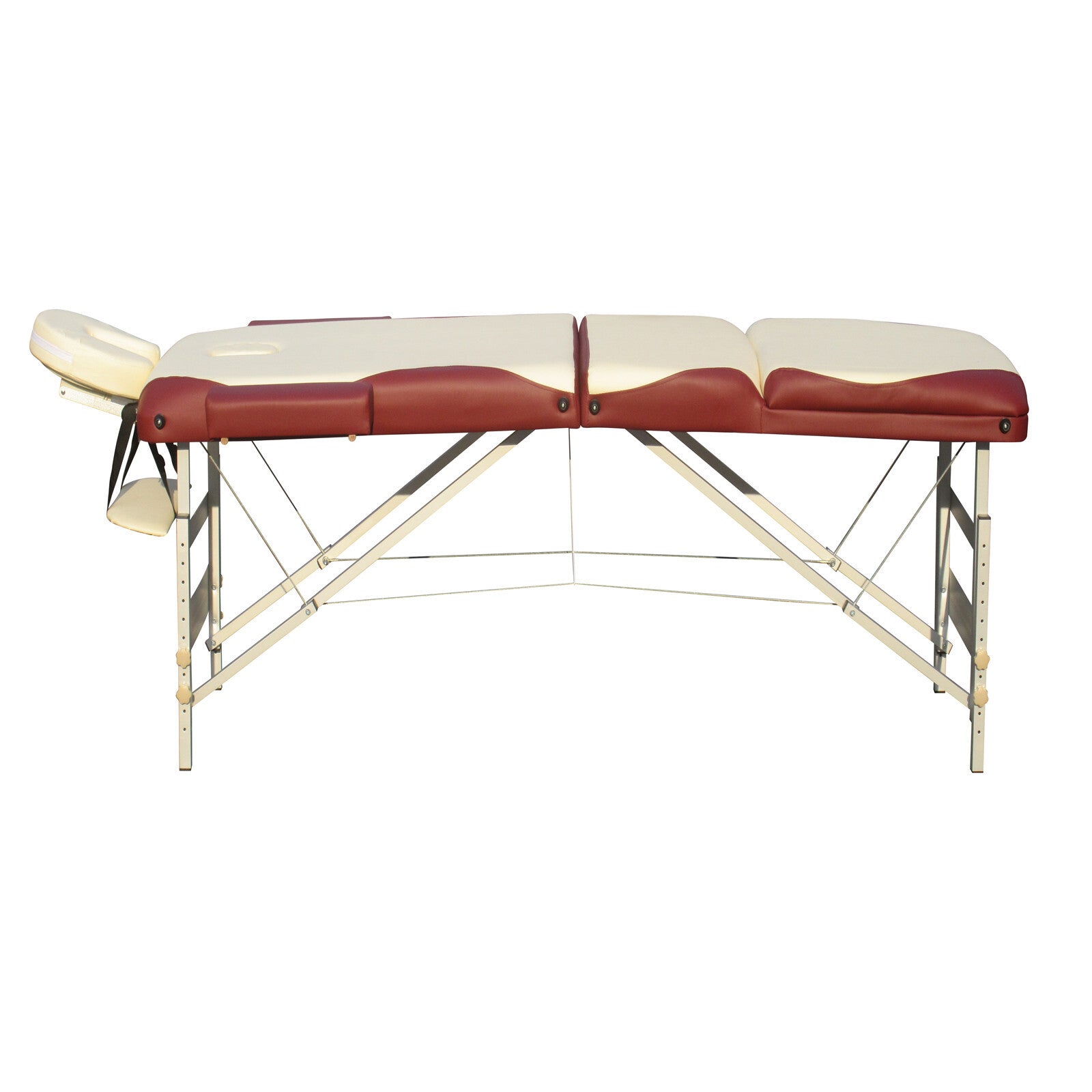 YES4HOMES 3 Fold Portable Aluminium Massage Table Massage Bed Beauty Therapy V278-3-ALUM-FOLD-57F-CB