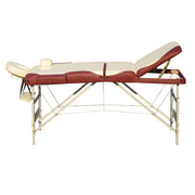 YES4HOMES 3 Fold Portable Aluminium Massage Table Massage Bed Beauty Therapy V278-3-ALUM-FOLD-57F-CB