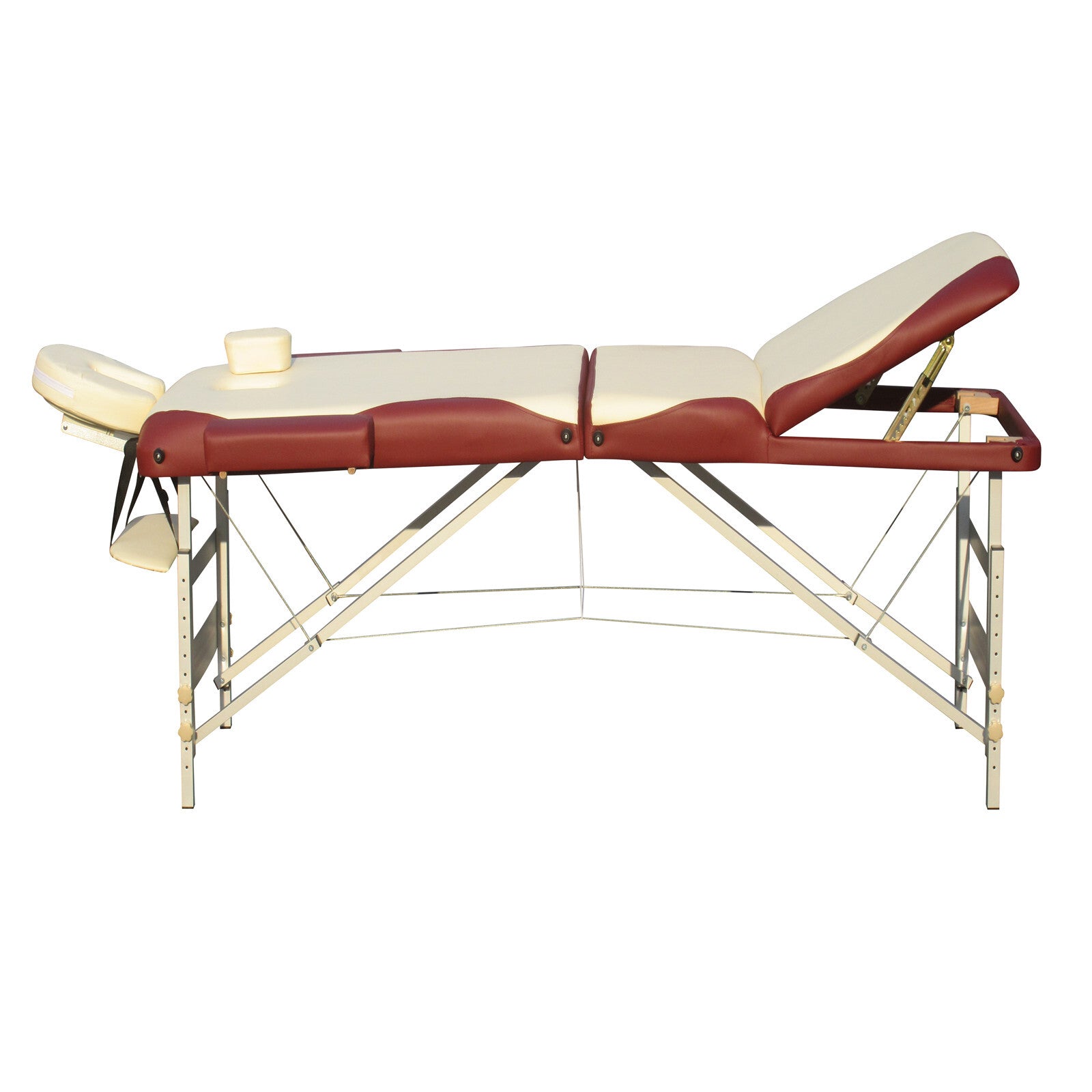 YES4HOMES 3 Fold Portable Aluminium Massage Table Massage Bed Beauty Therapy V278-3-ALUM-FOLD-57F-CB