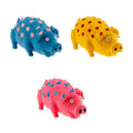 YES4PETS 3 x Large Dog Puppy Rubber Dental Hygiene Chew Play Toy Pig Latex 20cm V278-3-X-57997-TOY