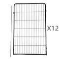 YES4PETS 12 Panel 120 cm Heavy Duty Pet Dog Cat Rabbit Exercise Extension Playpen Puppy Rabbit Fence V278-3-X-HPL120-4-A