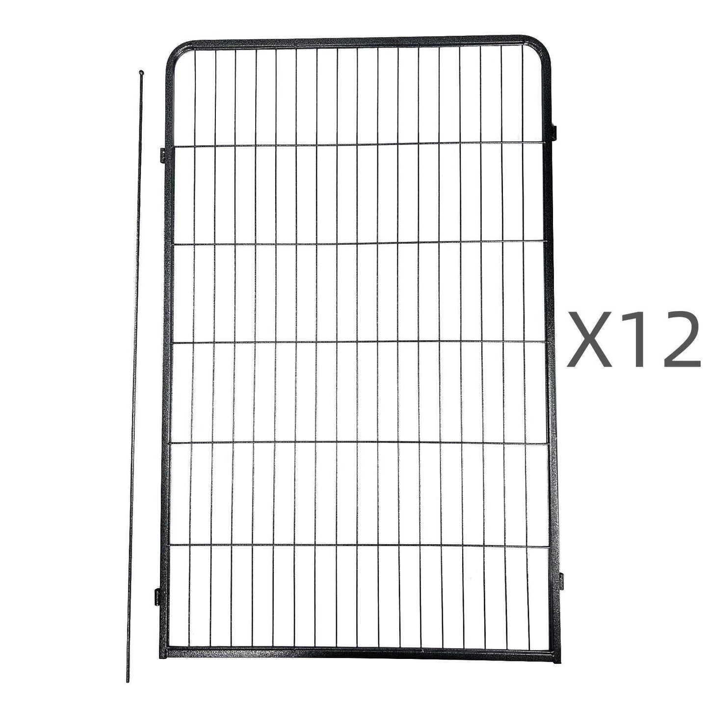 YES4PETS 12 Panel 120 cm Heavy Duty Pet Dog Cat Rabbit Exercise Extension Playpen Puppy Rabbit Fence V278-3-X-HPL120-4-A