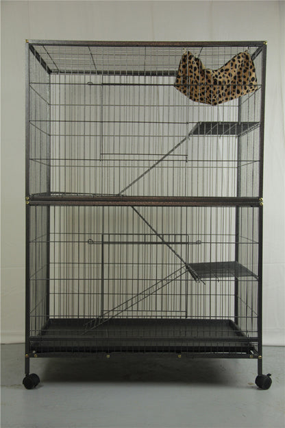 YES4PETS 3 X Platforms & 3 X Ladders For 140 cm Ferret Parrot Cat Bird Cage V278-3-X-PLATFORM-LADDER-2907