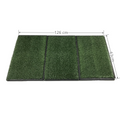 YES4PETS Indoor Dog Puppy Toilet Grass Potty Training Mat Loo Pad 126 x 63 cm V278-3-X-PP4363