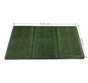 YES4PETS Indoor Dog Puppy Toilet Grass Potty Training Mat Loo Pad 126 x 63 cm V278-3-X-PP4363