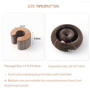 YES4PETS 4 x Small Magic Organ Cat Kitten Scratching Board Toy Play Best Scratcher V278-4-X-CAT-TOY-YT03