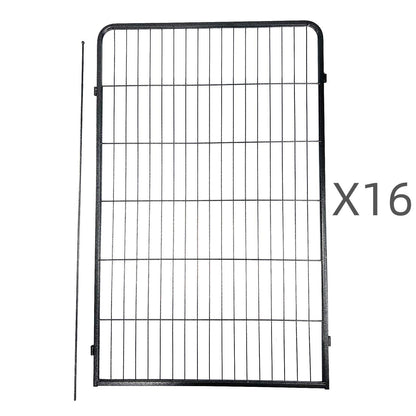 YES4PETS 16 Panel 120 cm Heavy Duty Pet Dog Cat Rabbit Exercise Extension Playpen Puppy Rabbit Fence V278-4-X-HPL120-4-A