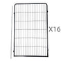 YES4PETS 16 Panel 120 cm Heavy Duty Pet Dog Cat Rabbit Exercise Extension Playpen Puppy Rabbit Fence V278-4-X-HPL120-4-A