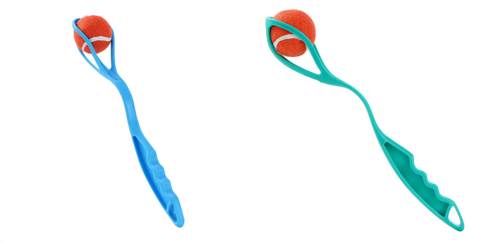 YES4PETS 4 x Pet Dog Puppy Tennis Ball Launcher Interactive Fetch Toy Thrower V278-4-X-THROWER-12168-12175