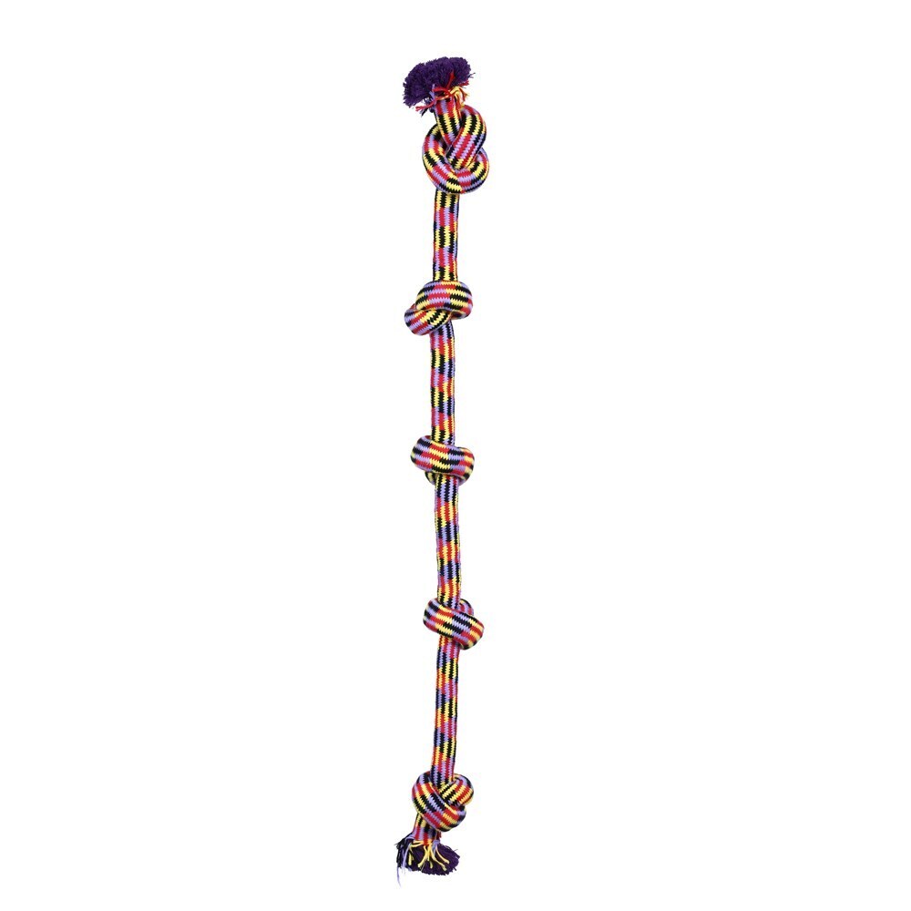 YES4PETS 2 x Dog Toy Tug-of-War Knotted Cotton Rope Pet Toy Long Chew Rope Play Dental V278-44834-TWO-TUG-OF-WAR-ROPE