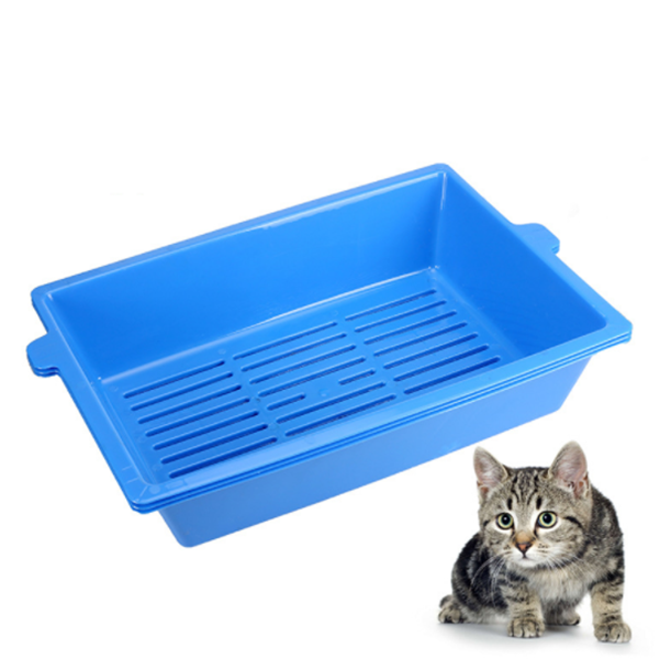 Lift and Sift Self Cleaning Kitty Litter Trays Cat Litter Tray Toilet Sifting Slotted Trays V278-47170