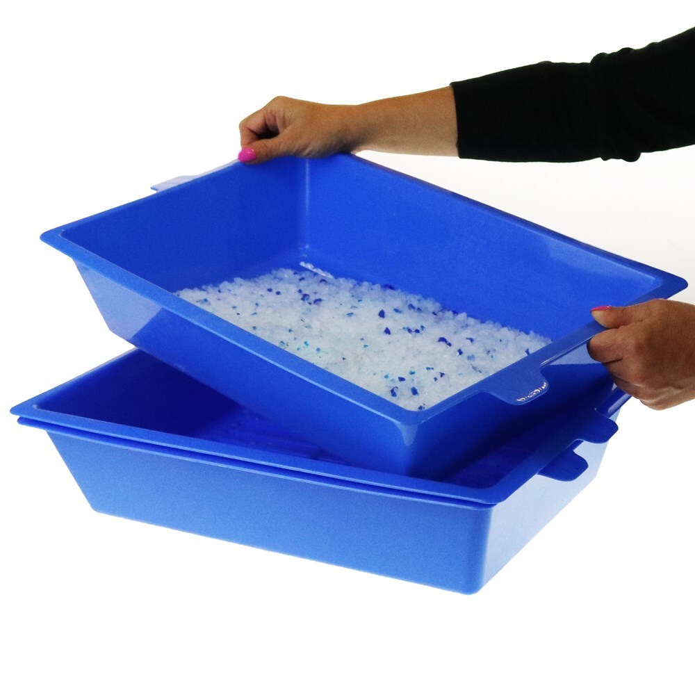 Lift and Sift Self Cleaning Kitty Litter Trays Cat Litter Tray Toilet Sifting Slotted Trays V278-47170