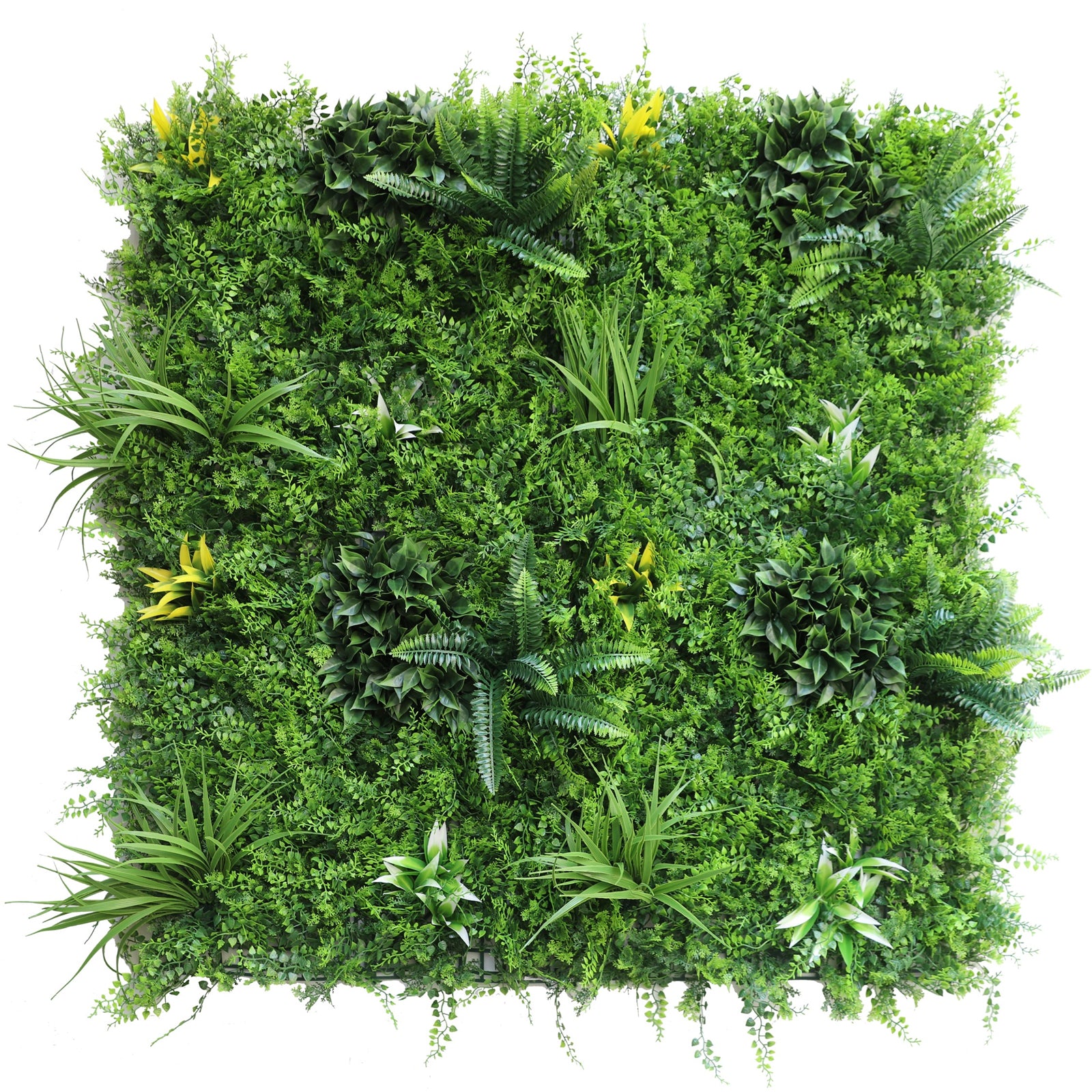 YES4HOMES 5 SQM Artificial Plant Wall Grass Panels Vertical Garden Tile Fence 1X1M Green V278-5-X-CCGA100-GREENPLANT