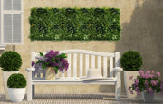 YES4HOMES 5 SQM Artificial Plant Wall Grass Panels Vertical Garden Tile Fence 1X1M Green V278-5-X-CCGA100-GREENPLANT