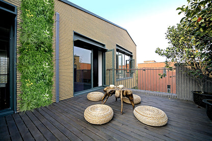 YES4HOMES 5 SQM Artificial Plant Wall Grass Panels Vertical Garden Tile Fence 1X1M Green V278-5-X-CCGA100-GREENPLANT