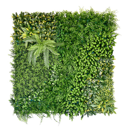 YES4HOMES 5 SQM Artificial Plant Wall Decor Grass Panels Vertical Garden Foliage Tile Fence 1X1M Green V278-5-X-CCGA110-GREENPLANT