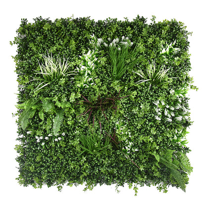 YES4HOMES 5 SQM Artificial Plant Wall Grass Panels Vertical Garden Foliage Tile Fence 1X1M Green V278-5-X-CCGF001-GREENPLANT