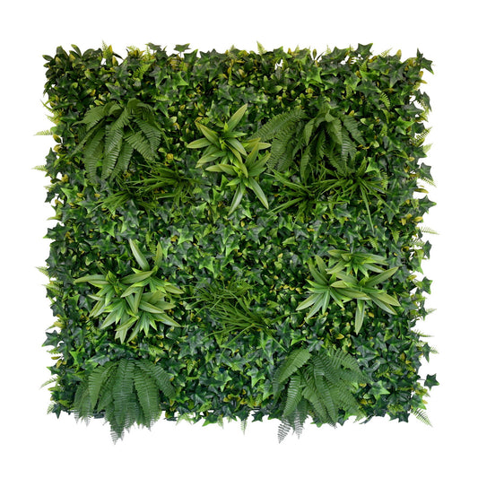 YES4HOMES 5 SQM Artificial Plant Wall Decor Grass Panels Vertical Garden Foliage Tile Fence 1X1M V278-5-X-CCGF077-BOTANICGARDEN