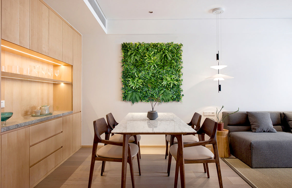 YES4HOMES 5 SQM Artificial Plant Wall Decor Grass Panels Vertical Garden Foliage Tile Fence 1X1M V278-5-X-CCGF077-BOTANICGARDEN