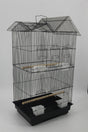 YES4PETS Medium Size Bird Cage Parrot Budgie Aviary with Perch - Black V278-5016