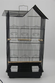 YES4PETS Medium Size Bird Cage Parrot Budgie Aviary with Perch - Black V278-5016