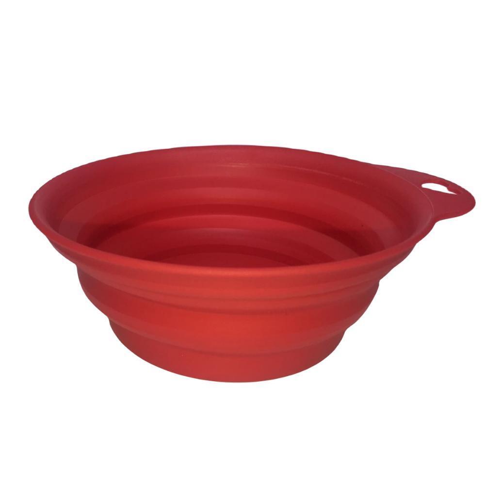 YES4PETS 4 x Pet Portable Folding Bowl Dog Cat Food Feeding Water Feeder Collapsable Travel V278-53777-FOUR-TRAVEL-BOWL