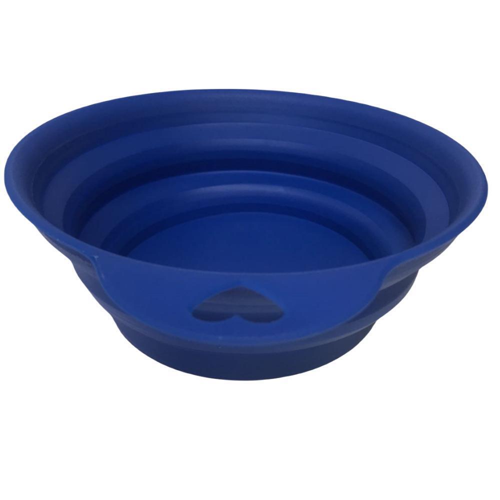 YES4PETS 4 x Pet Portable Folding Bowl Dog Cat Food Feeding Water Feeder Collapsable Travel V278-53777-FOUR-TRAVEL-BOWL