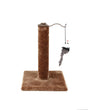 YES4PETS Cat Kitten Single Scratching Post with Toy-Brown V278-55651_BROWN