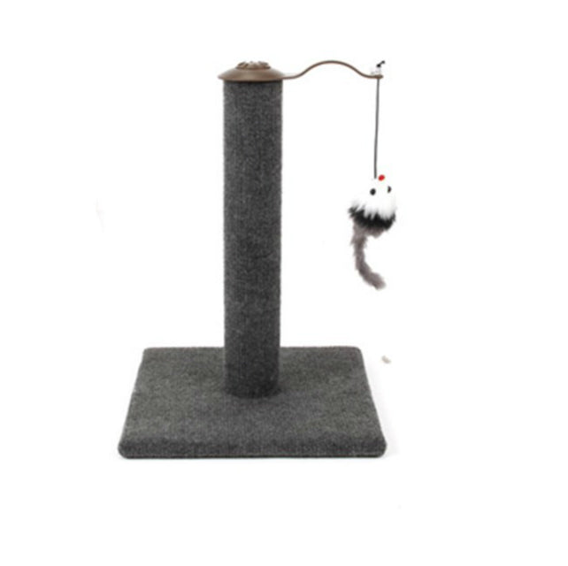 YES4PETS Cat Kitten Single Scratching Post with Toy-Grey V278-55651_GREY