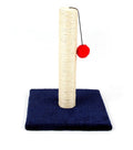 YES4PETS Small Cat Kitten Single Scratching Post with Toy-Blue V278-55653_BLUE