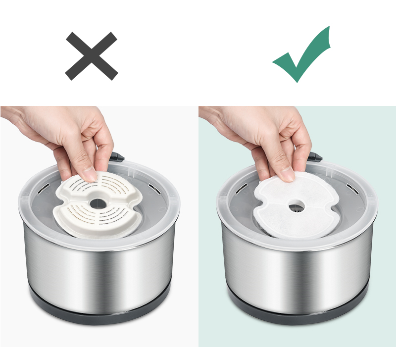 YES4PETS 24x Pet Dog Cat Fountain Filter Replacement Activated Carbon Ion Exchange Triple Filtration System V278-6-X-101-109-107-FILTERS