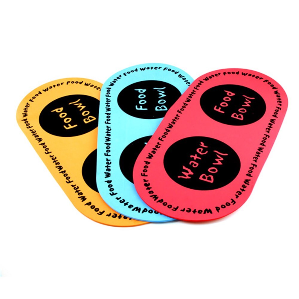 YES4PETS 6 x Pet Food Bowl Placemat Waterproof Leakproof Feeder Mat Non Slip Floor V278-6-X-61224-FEEDING-MAT