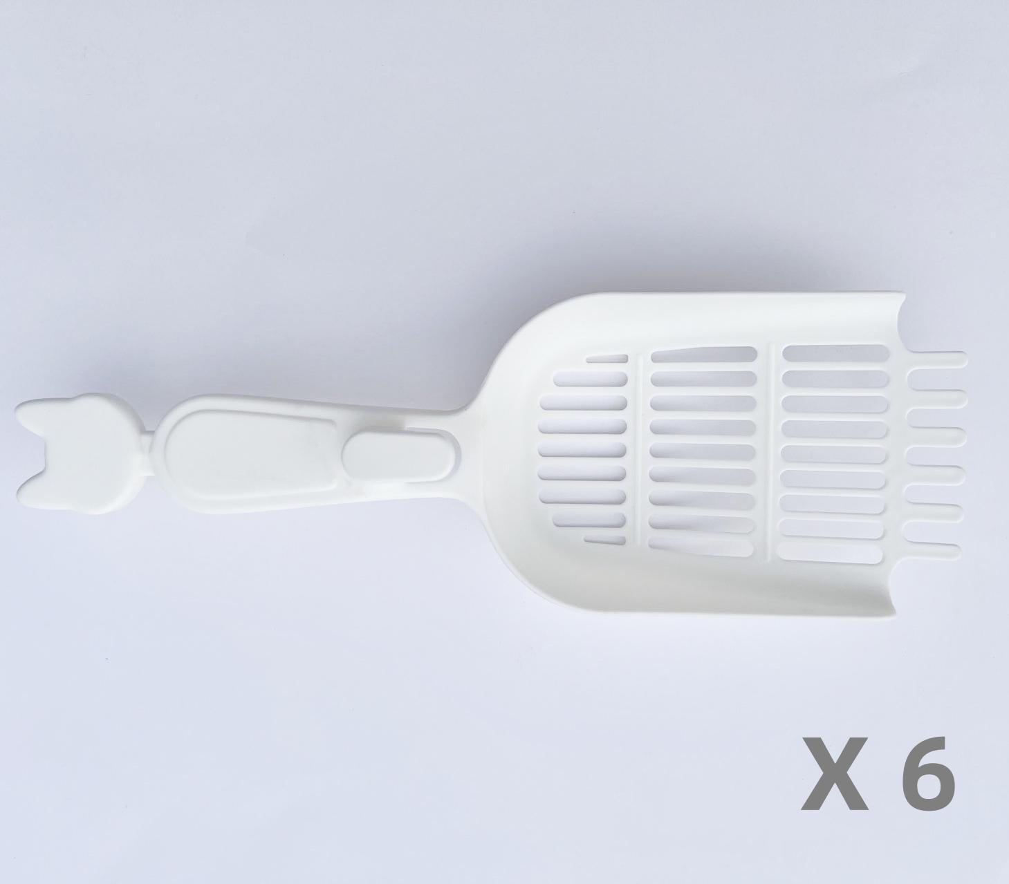 YES4PETS Plastic Pet Cat Litter Pooper Scooper Puppy Rabbit Guinea Pig Waste Poop Scoop Cleaning Shovel V278-6-X-CAT-LITTER-SCOOP